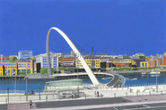 309 - Millenium Bridge, Gateshead, Tyne & Wear.